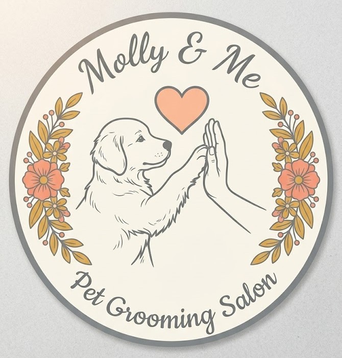 Molly & Me Pet Grooming Salon logo